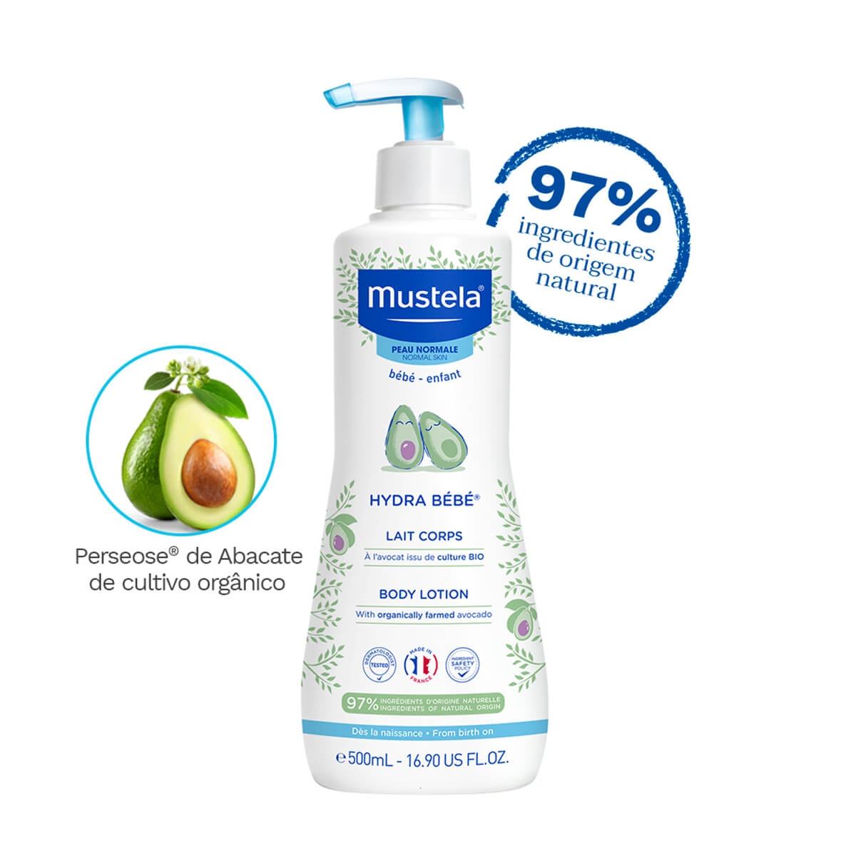 Hidratante Infantil Mustela Hydra Bebê para Pele Normal - Oferta ...