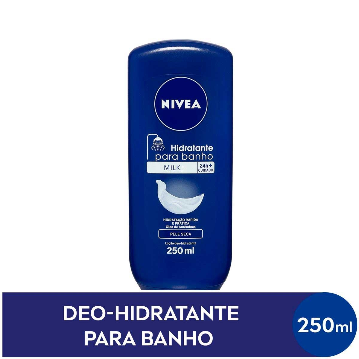 Hidratante Desodorante para Banho Nivea Milk com 250ml Menor preço em Hidratante Desodorante para Banho Nivea Milk com 250ml