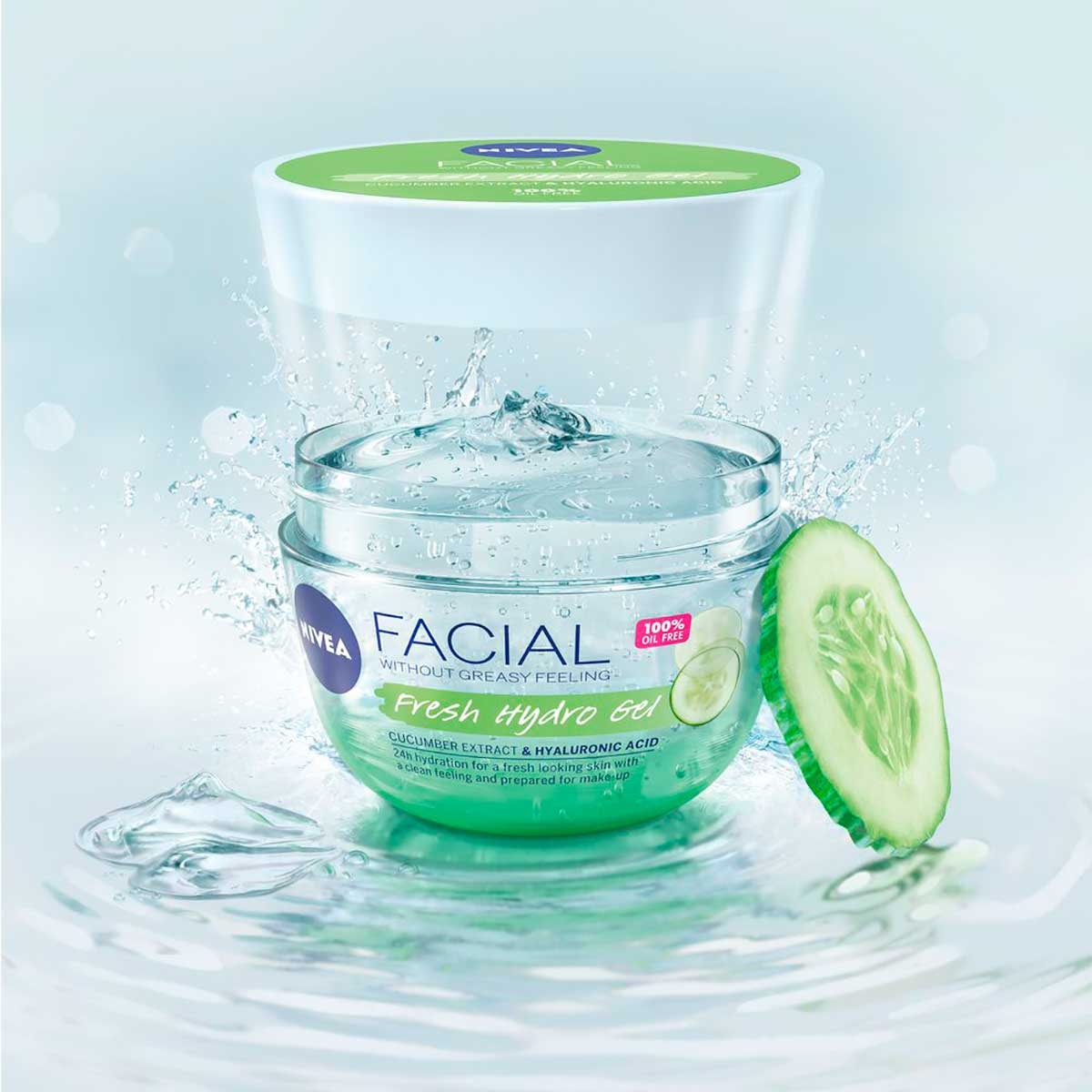 Hidratante em Gel Facial Nivea 100ml Droga Raia