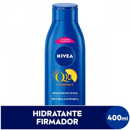 Hidratante Corporal Nivea Firmador Q10 + Vitamina C Pele Extrasseca com 400ml