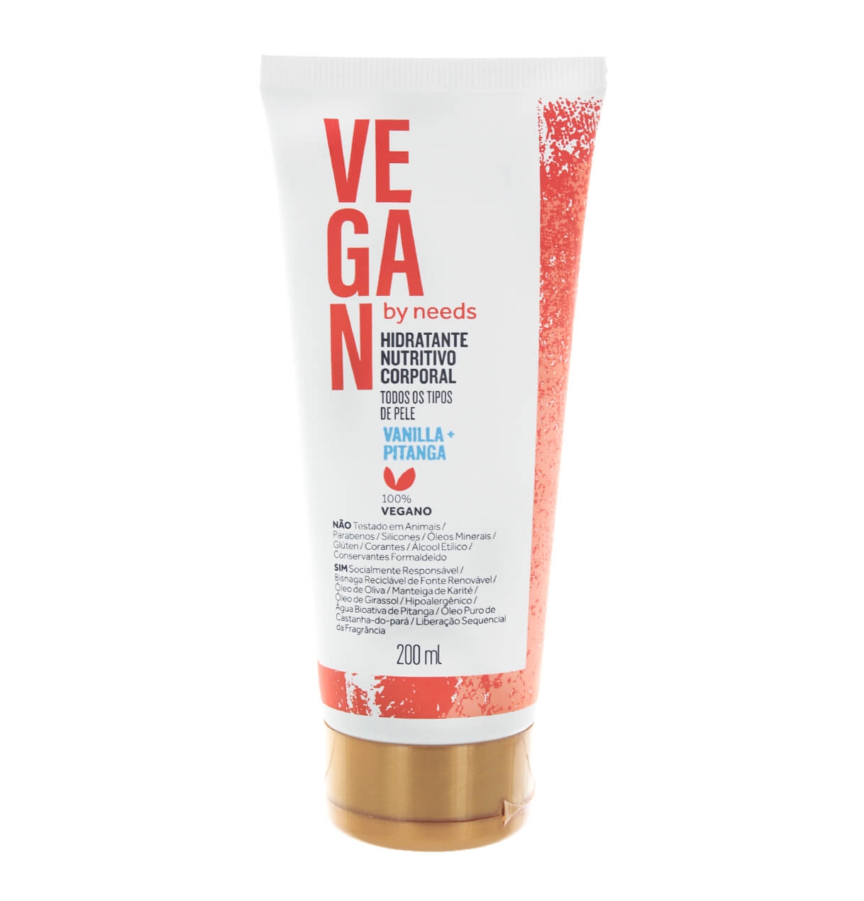 Hidratante Corporal Vegan by Needs Vanilla + Pitanga 200ml