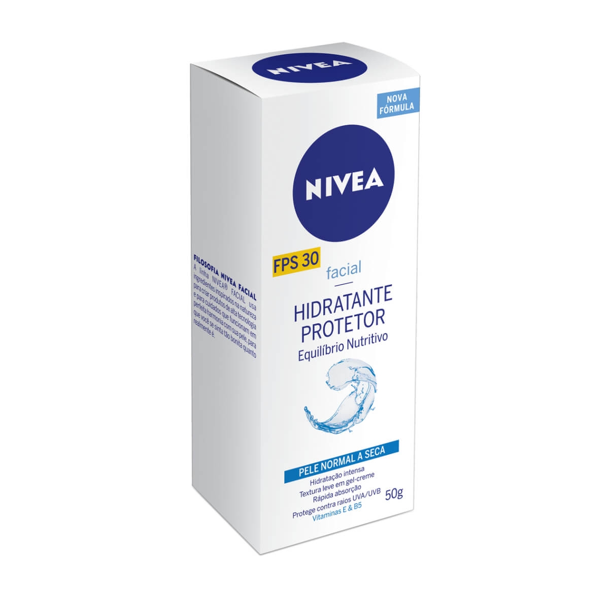 Hidratante Protetor Nivea Equilíbrio Nutritivo FPS 30 com 50ml Menor preço em Hidratante Protetor Nivea Equilíbrio Nutritivo FPS 30 com 50ml