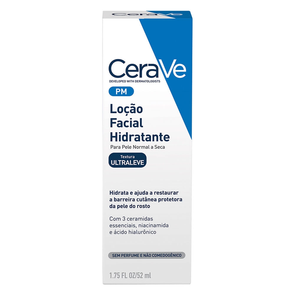 CERAVE LOçãO FACIAL HIDRATANTE - 52ML Menor preço em CERAVE LOçãO FACIAL HIDRATANTE - 52ML