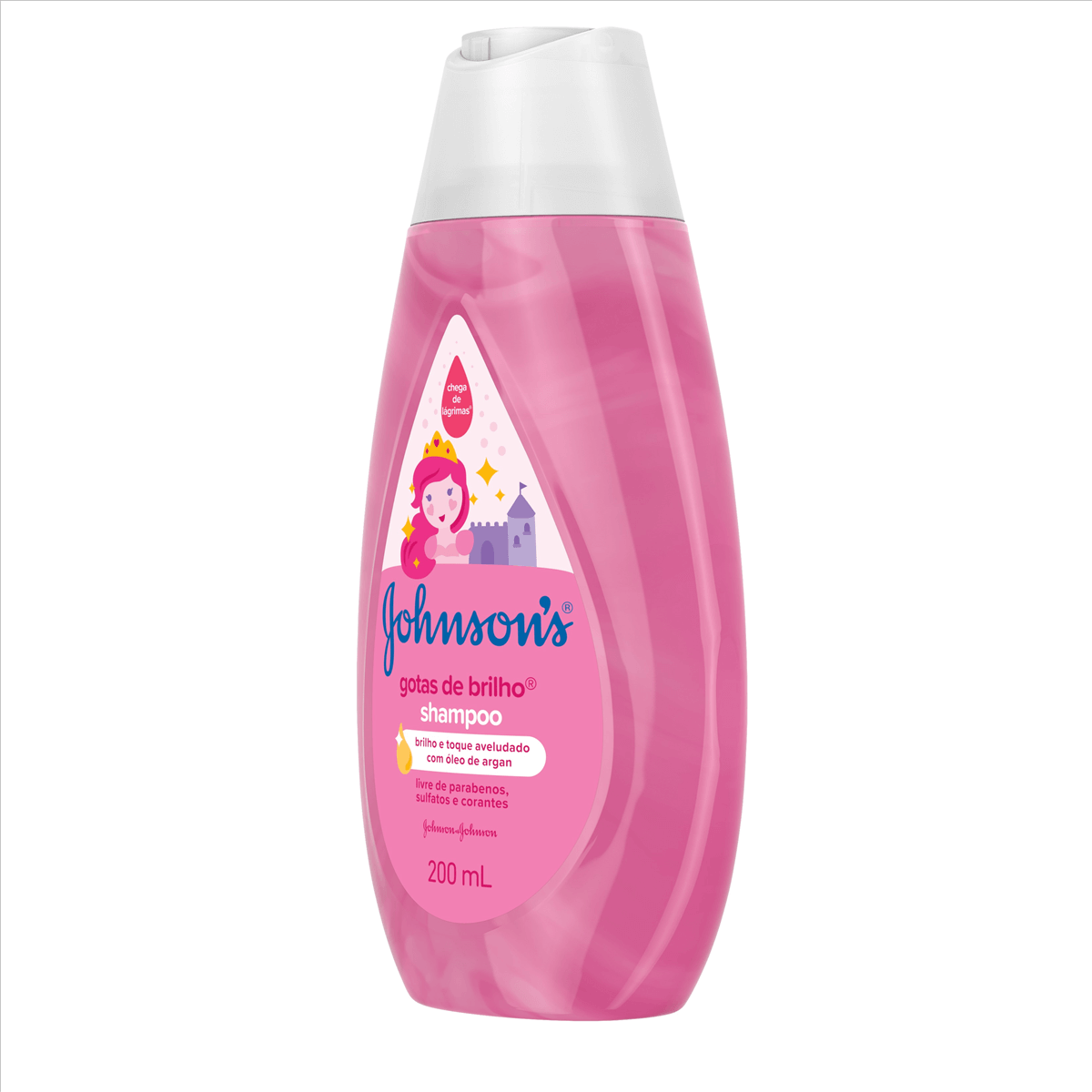 Shampoo Johnson's Gotas de Brilho 200ml Droga Raia