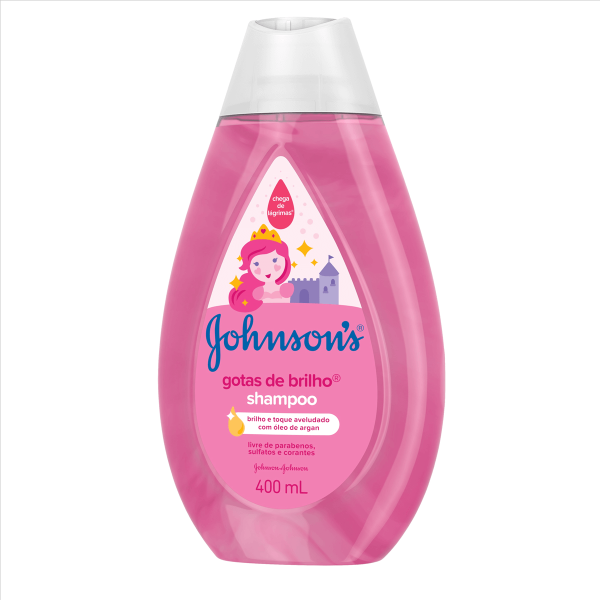 Shampoo Johnson's Baby Gotas De Brilho 400ml Droga Raia