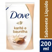 Refil Sabonete Líquido Dove Delicious Care com 200ml
