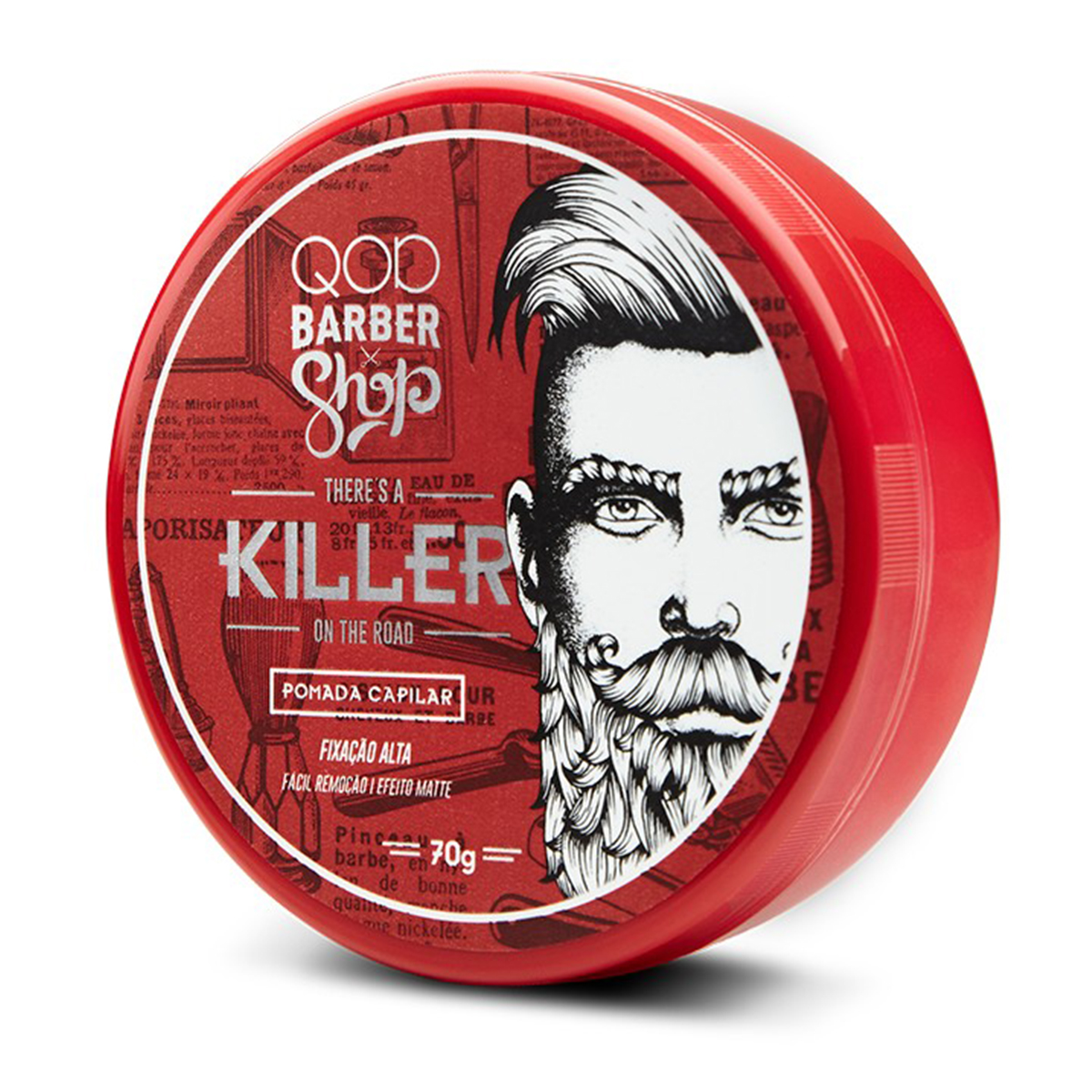 Pomada QOD Barber Shop Killer para Cabelo com 70g Menor preço em Pomada QOD Barber Shop Killer para Cabelo com 70g