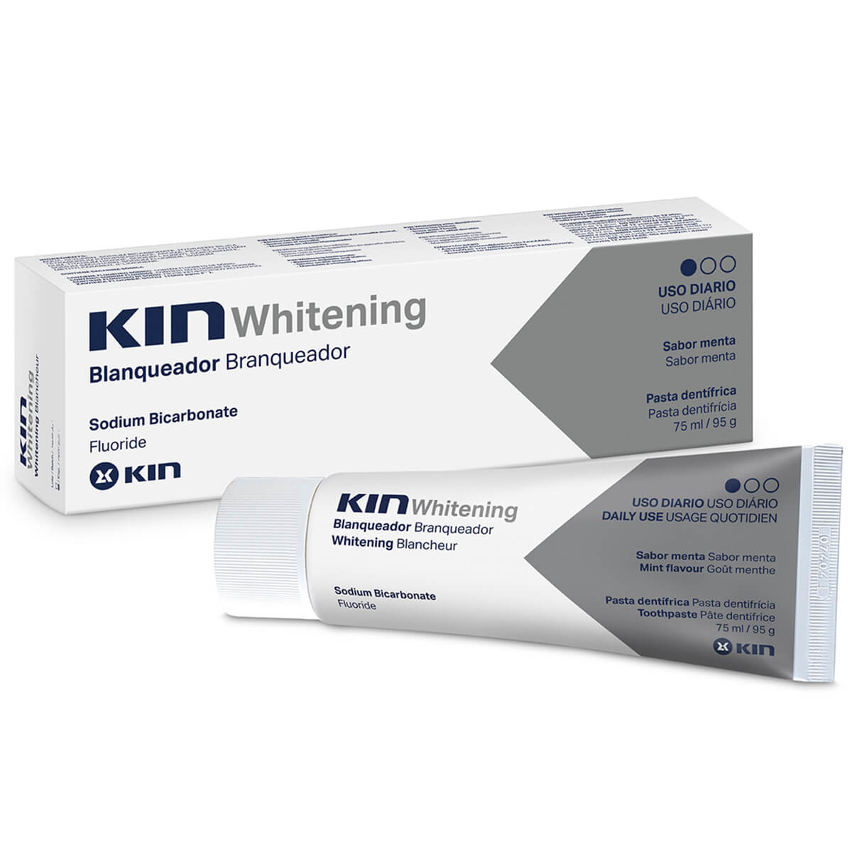 Pasta de Dente Kin Whitening Branqueador Progressivo 95g: preço | Droga ...