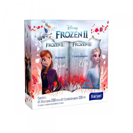 Kit Shampoo + Condicionador Infantil Baruel Frozen com 230ml cada