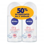 Kit Desodorante Roll-On Nivea Dry Comfort com 2 Unidades
