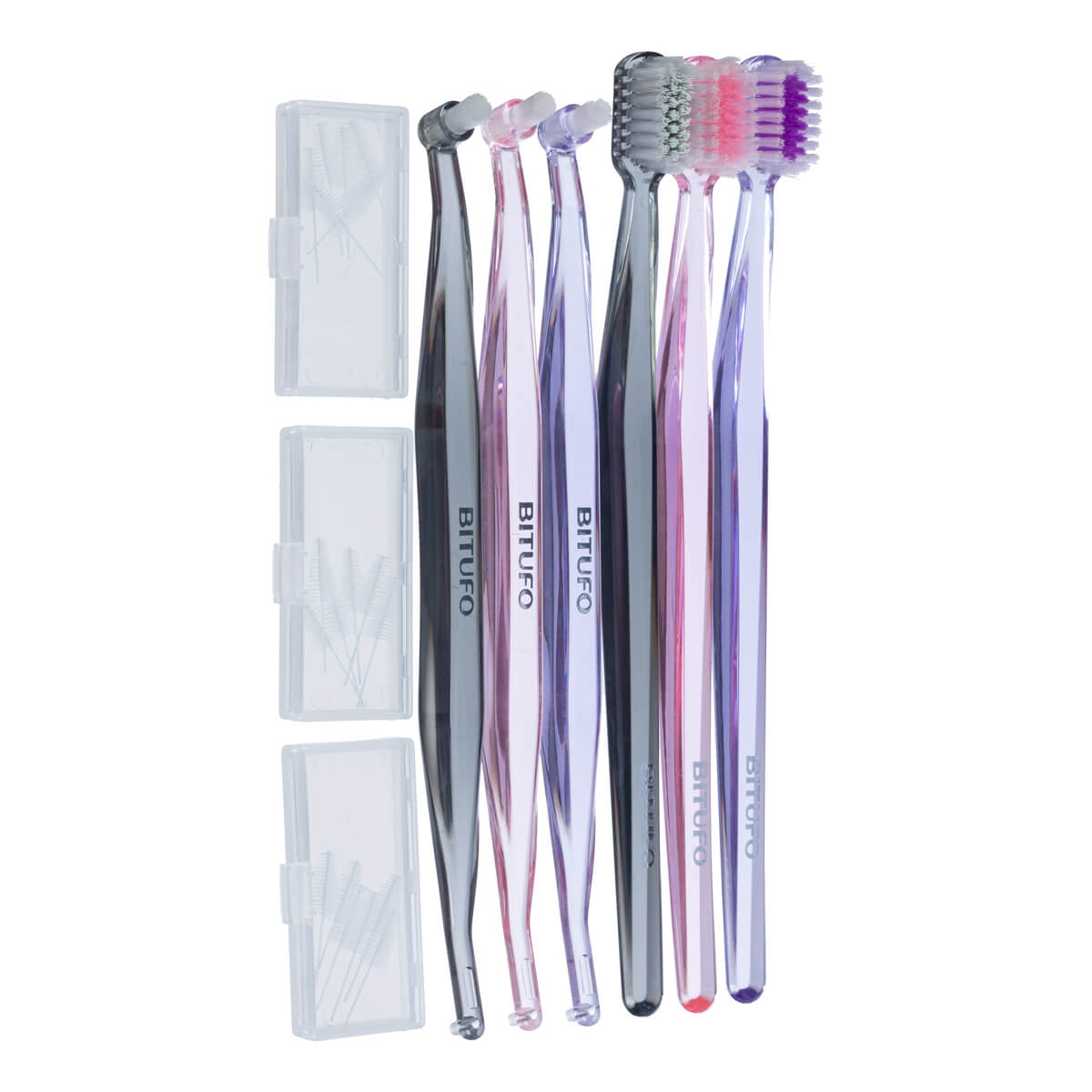 Kit Bitufo com Escova de Dente + Escova Interdental + 6 Refis ...