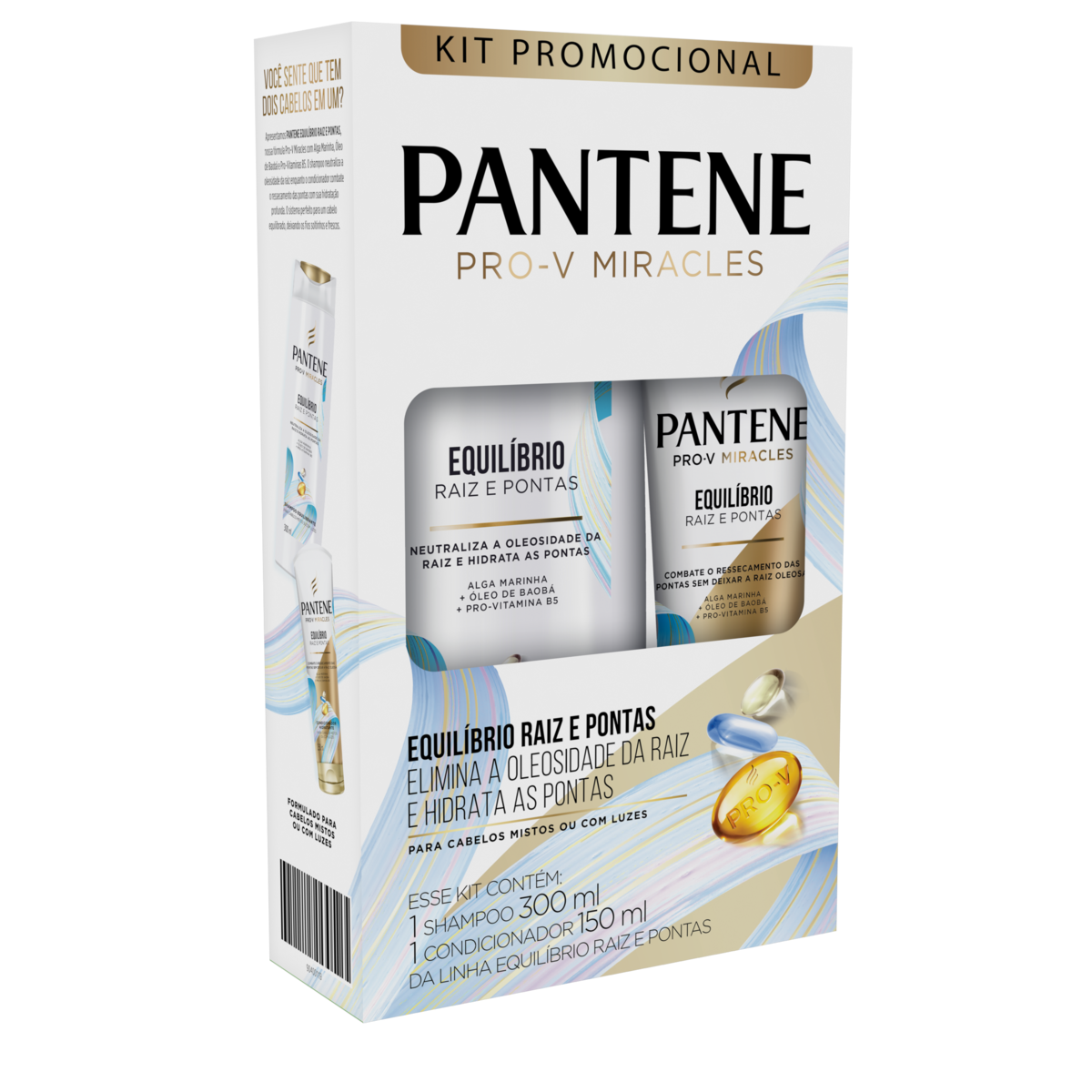 Kit Pantene Equilíbrio Shampoo 300ml + Condicionador 150ml Menor preço em Kit Pantene Equilíbrio Shampoo 300ml + Condicionador 150ml