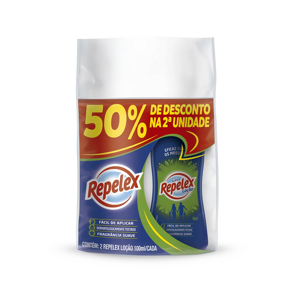 Kit Repelente em Loção Repelex com 2 unidades de 100ml cada Menor preço em Kit Repelente em Loção Repelex com 2 unidades de 100ml cada