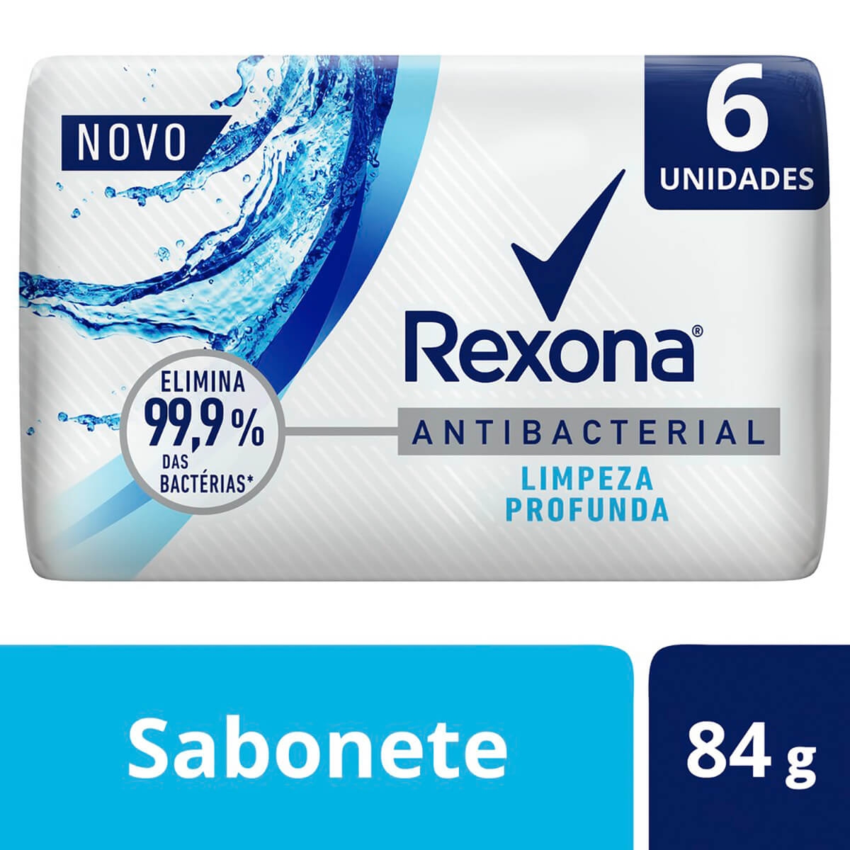 Kit Sabonete em Barra Rexona Antibacterial Limpeza Profunda Menor preço em Kit Sabonete em Barra Rexona Antibacterial Limpeza Profunda