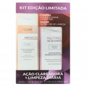 Kit Gel-Creme Clareador Profuse Clair 30g + Gel de Limpeza Facial Nutrel 100ml