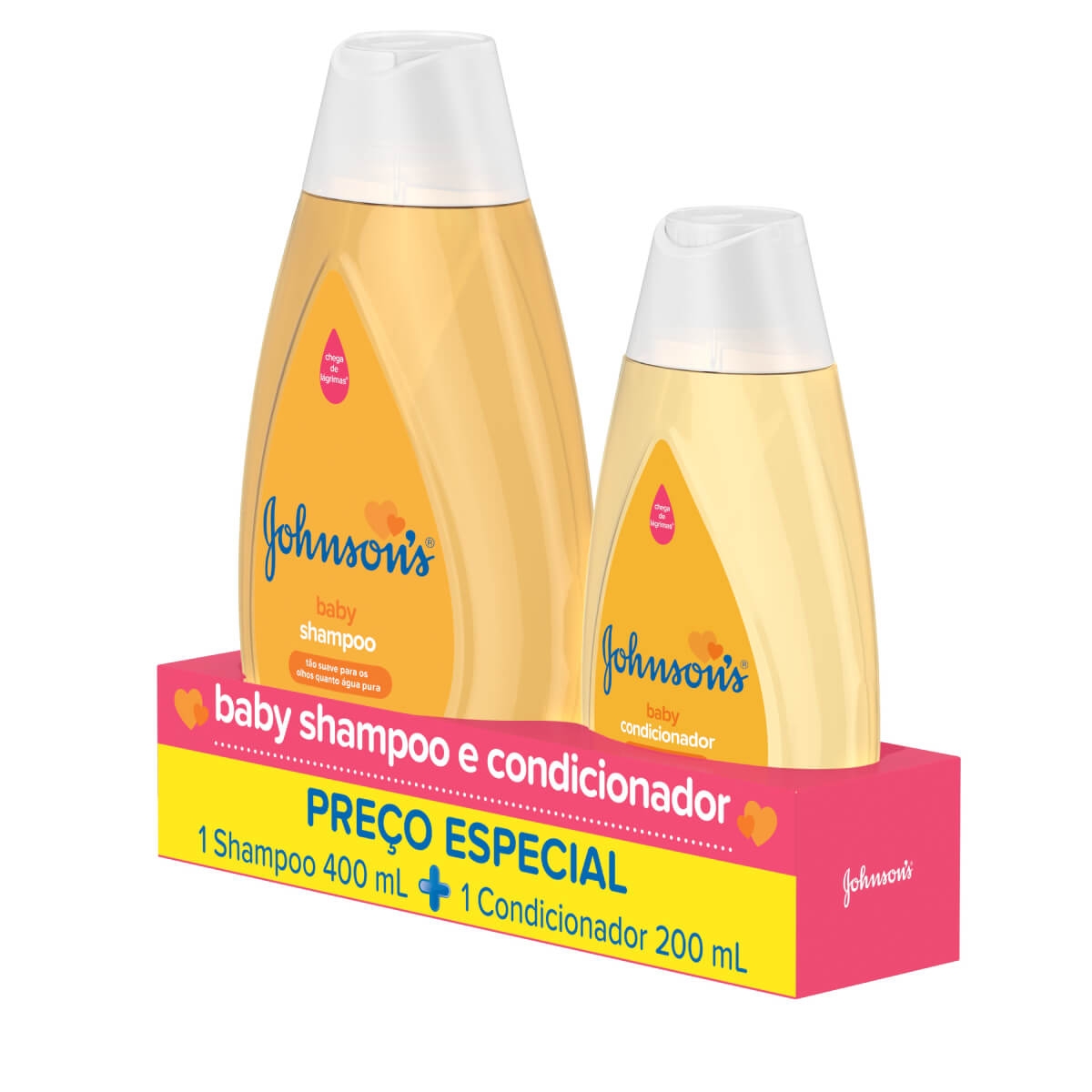 Kit Shampoo e Condicionador Johnsons Baby Droga Raia