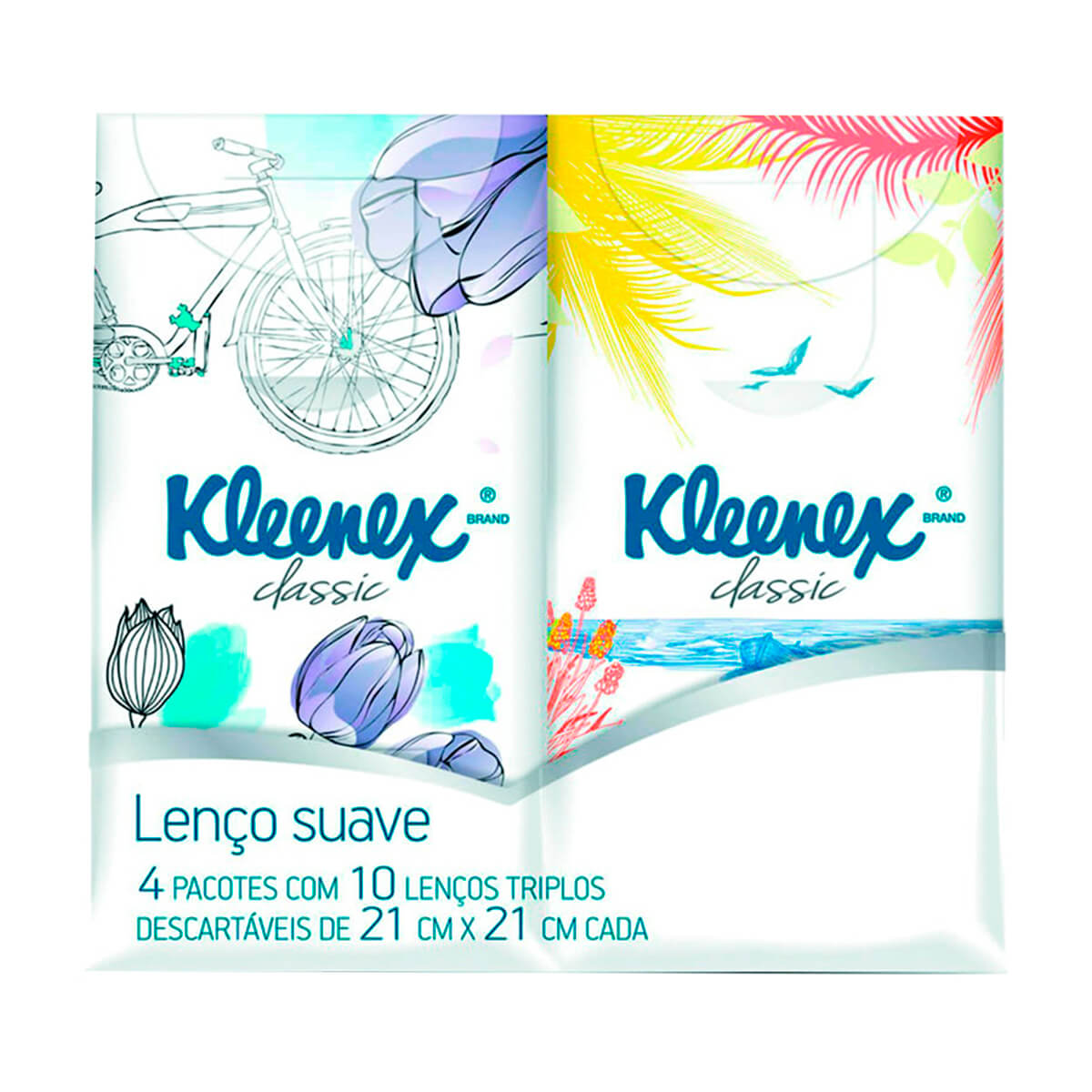 Kit Lenços de Papel de Bolso Kleenex 1 Unidade