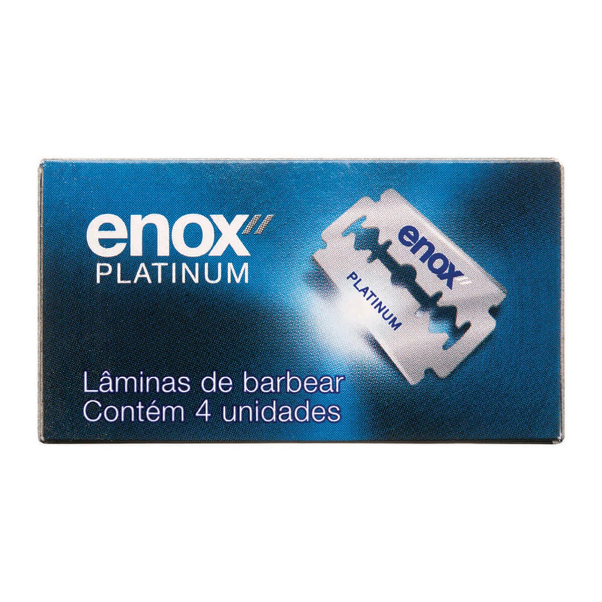 Lâmina Duplo Fio Enox Platinum 4 Unidades