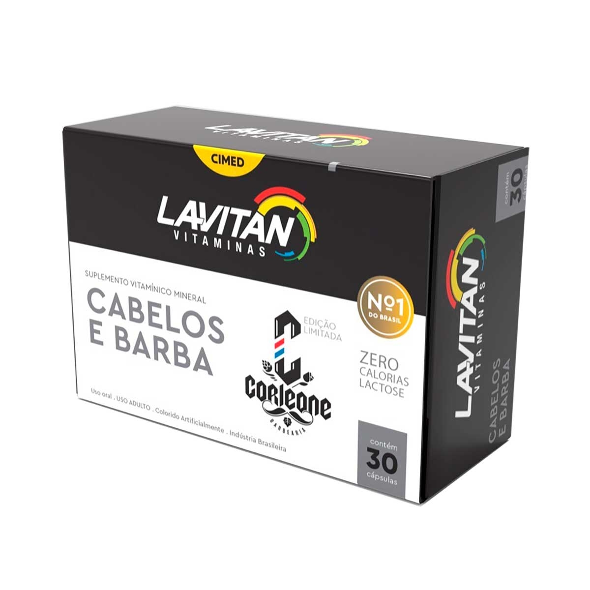Suplemento Vitamínico Lavitan Cabelos e Barba com 30 cápsulas