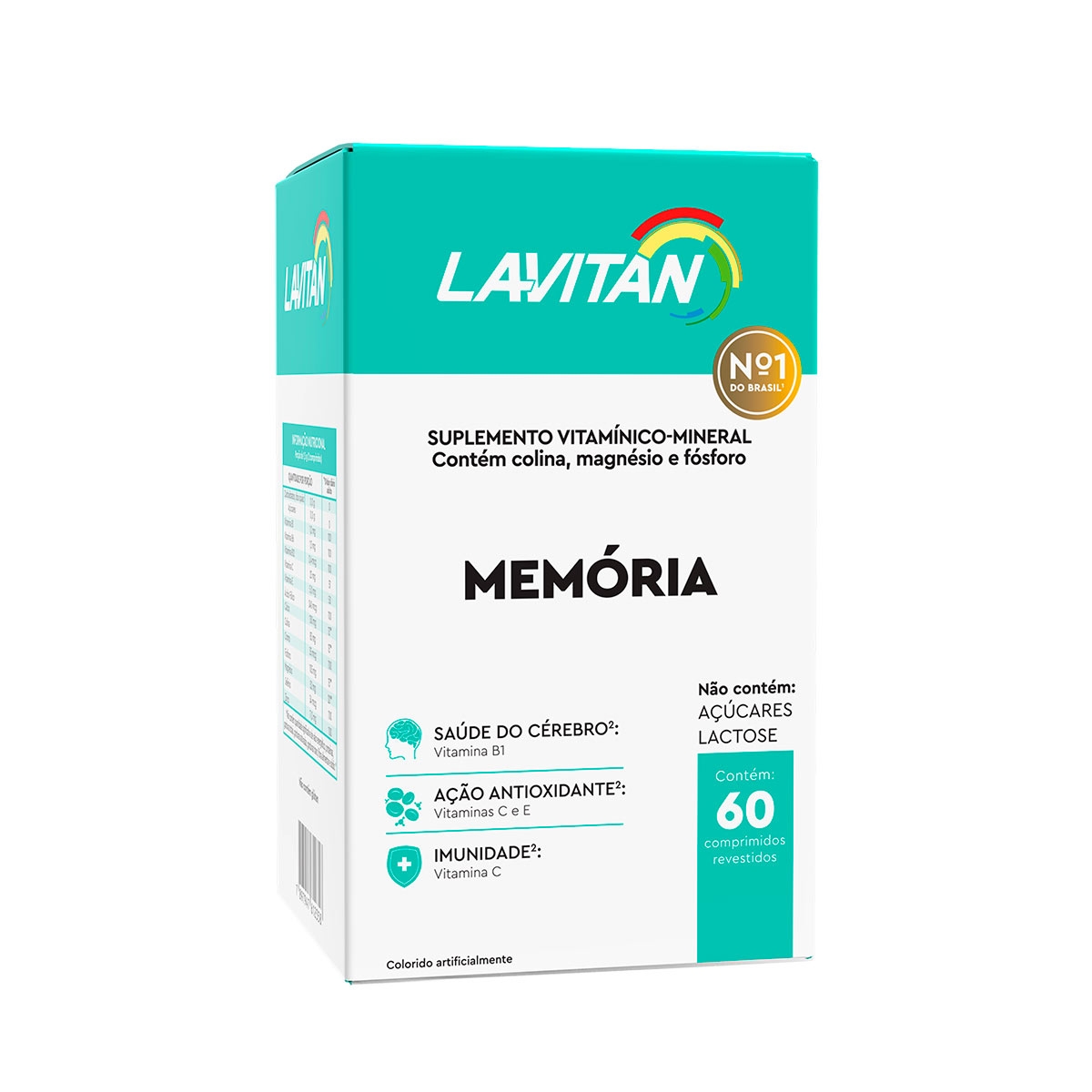 Suplemento Vitamínico Lavitan Memória com 60 comprimidos Menor preço em Suplemento Vitamínico Lavitan Memória com 60 comprimidos