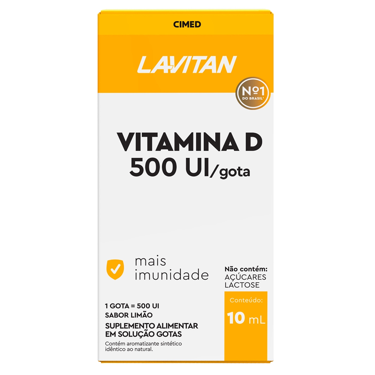 Lavitan Vitamina D 500UI Solução Gotas 10ml