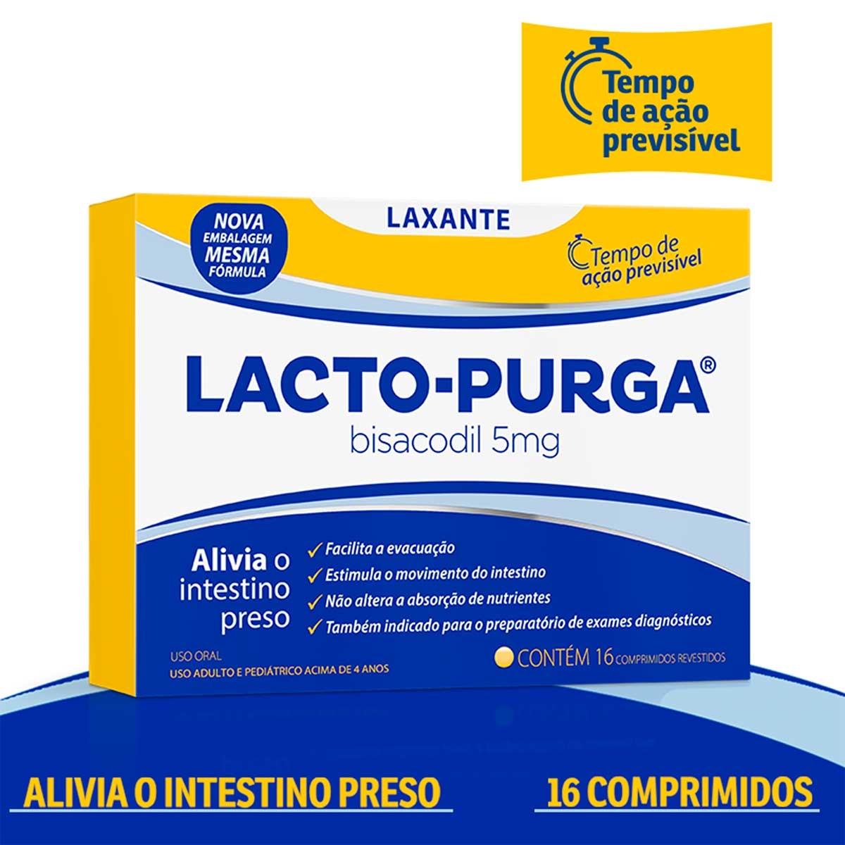 Lacto-Purga 5mg 16 comprimidos