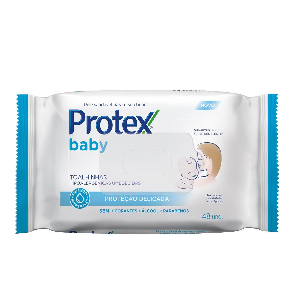 Lenço Umedecido Protex Baby 48 Unidades