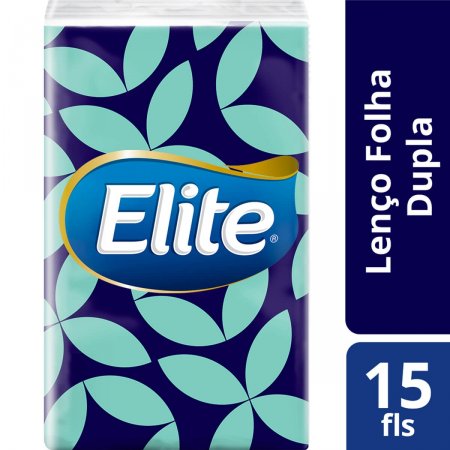 Lenço de Papel Softy's Elite Folha Dupla com 15 unidades