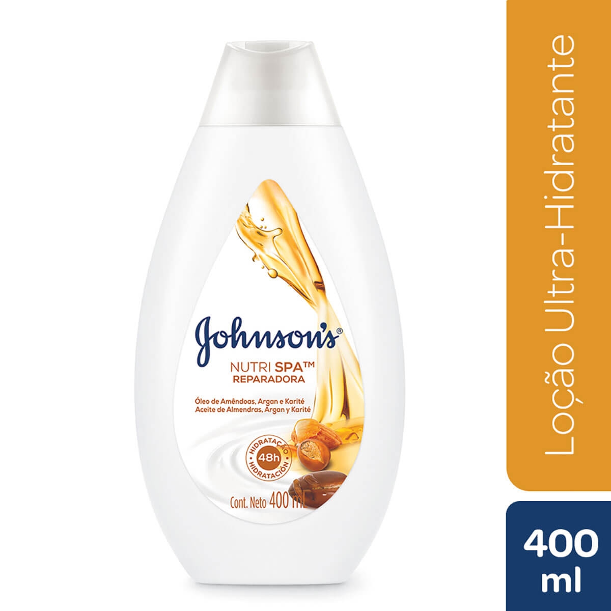 Loção Hidratante Corporal Johnson's Nutri Spa Reparadora com 400ml Menor preço em Loção Hidratante Corporal Johnson's Nutri Spa Reparadora com 400ml