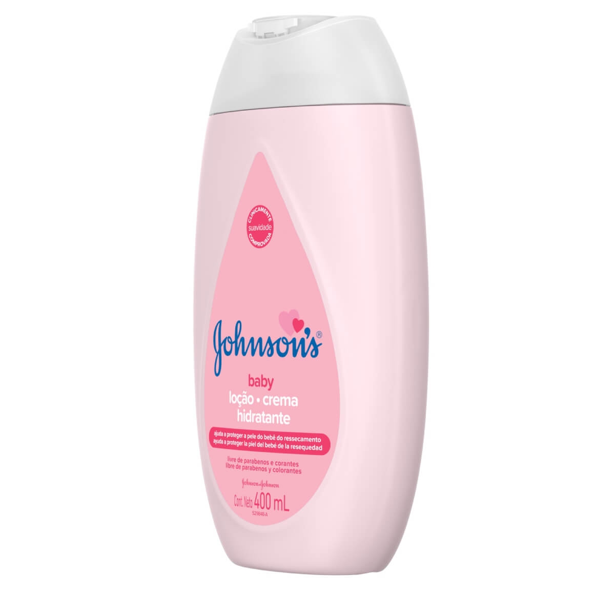 Loção Hidratante Corporal Johnson’s Baby Regular com 400ml Droga Raia