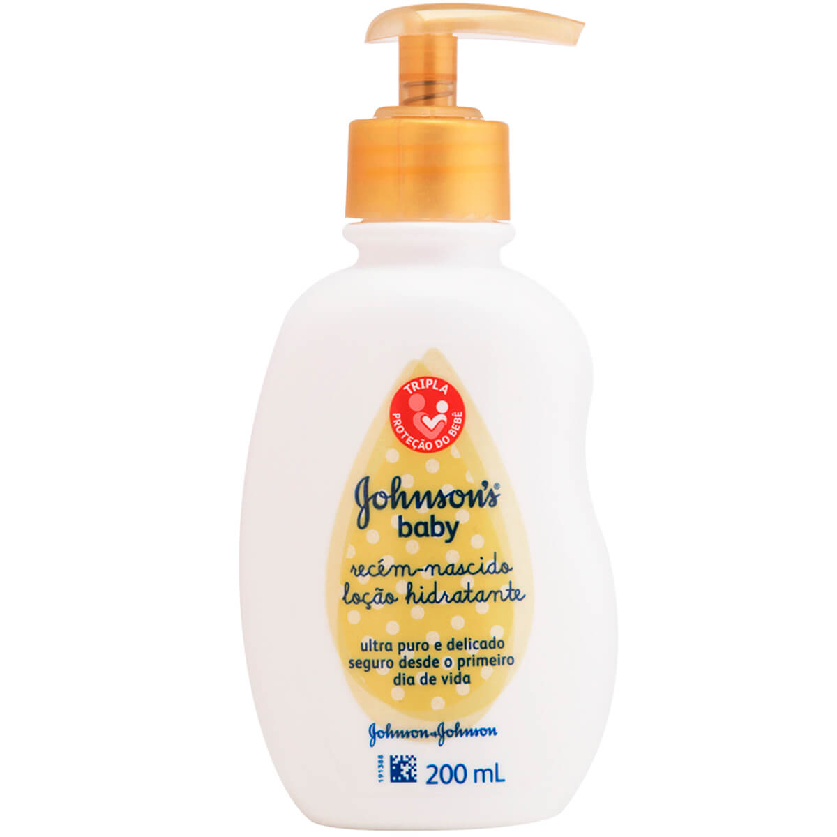 Loção Hidratante Johnson & Johnson Johnson's Baby Recém-nascido 200ml ...