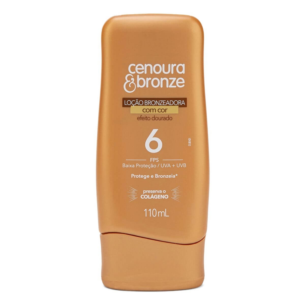 Loção Bronzeadora Cenoura & Bronze Com Cor Efeito Dourado FPS 6 com 110ml Menor preço em Loção Bronzeadora Cenoura & Bronze Com Cor Efeito Dourado FPS 6 com 110ml