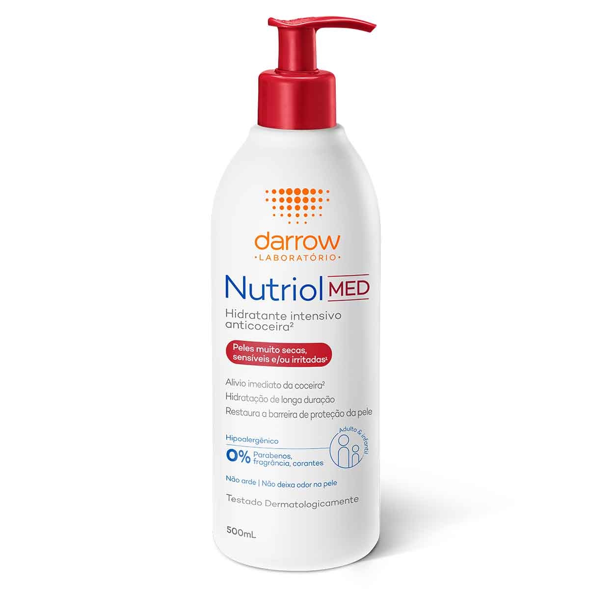 Loção Hidratante Darrow Nutriol Med com 500ml Menor preço em Loção Hidratante Darrow Nutriol Med com 500ml