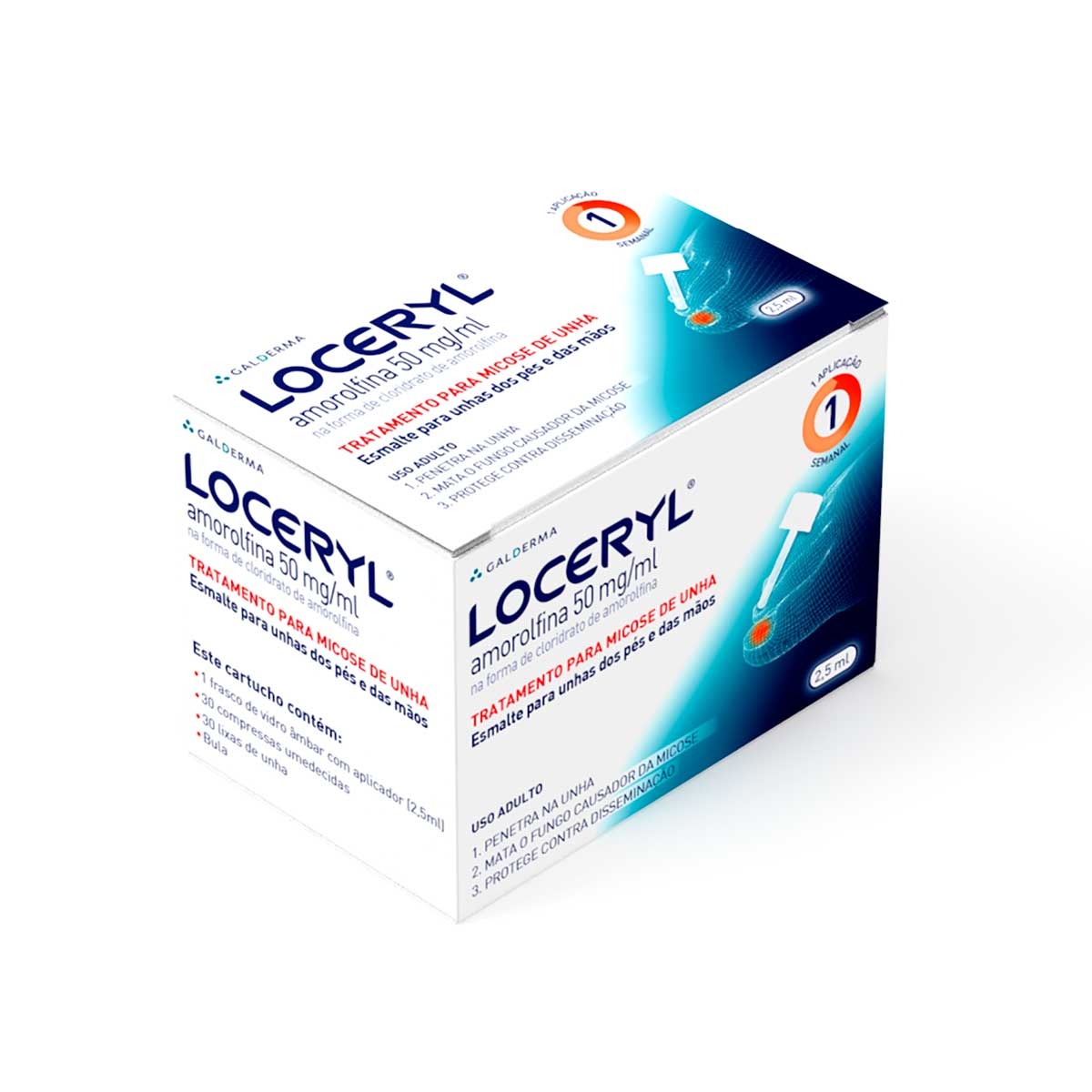 Loceryl Amorolfina 50mg/ml Esmalte para Tratamento de Micose de Unha ...