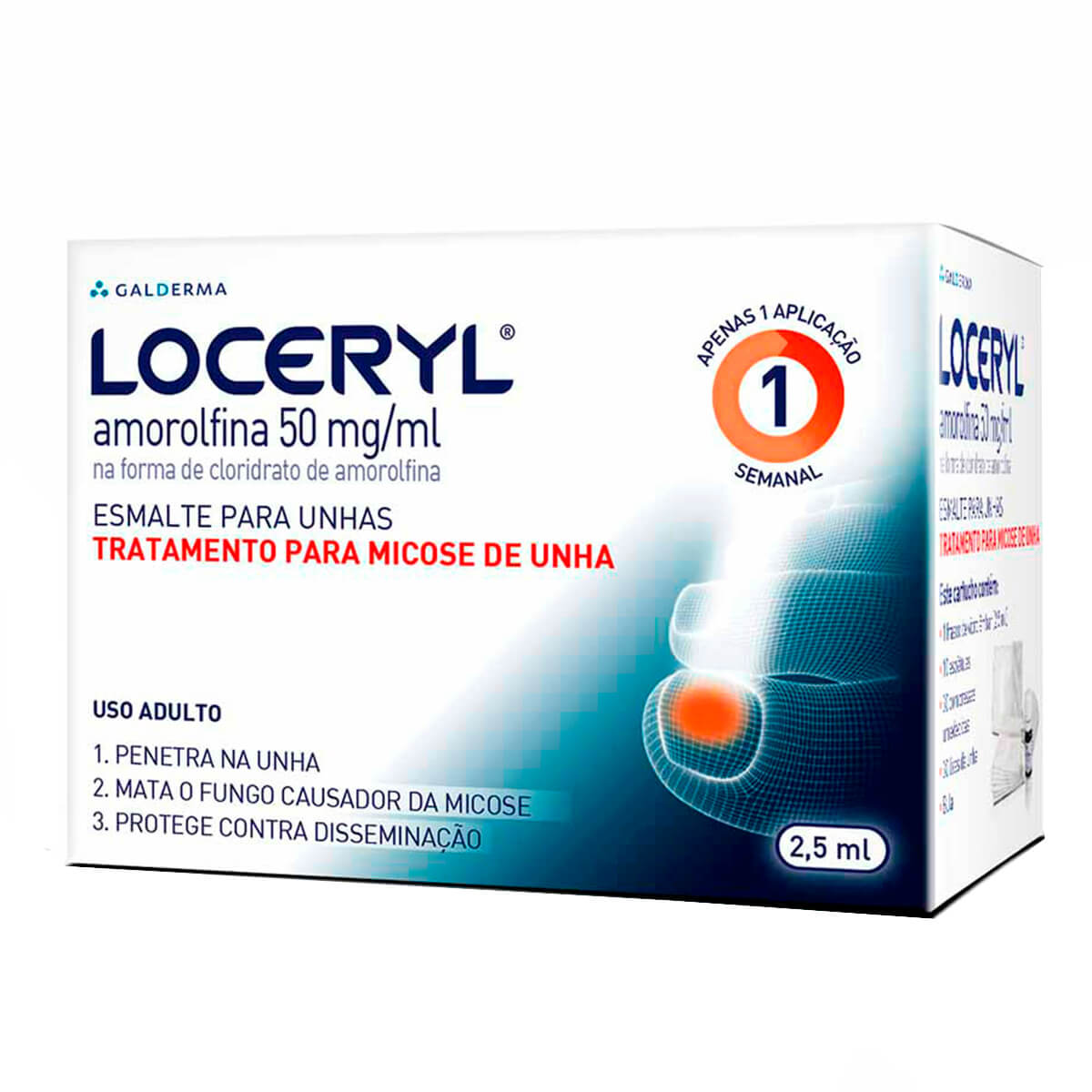 Loceryl Esmalte Antimicótico 2,5ml 50mg | Droga Raia
