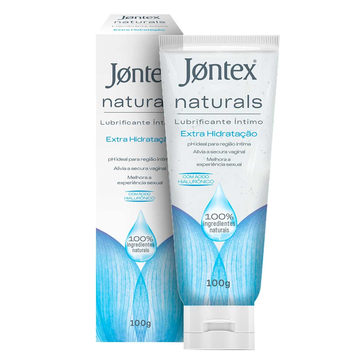 Lubrificante Íntimo Naturals Jontex Extra Hidratação com 100g 100g