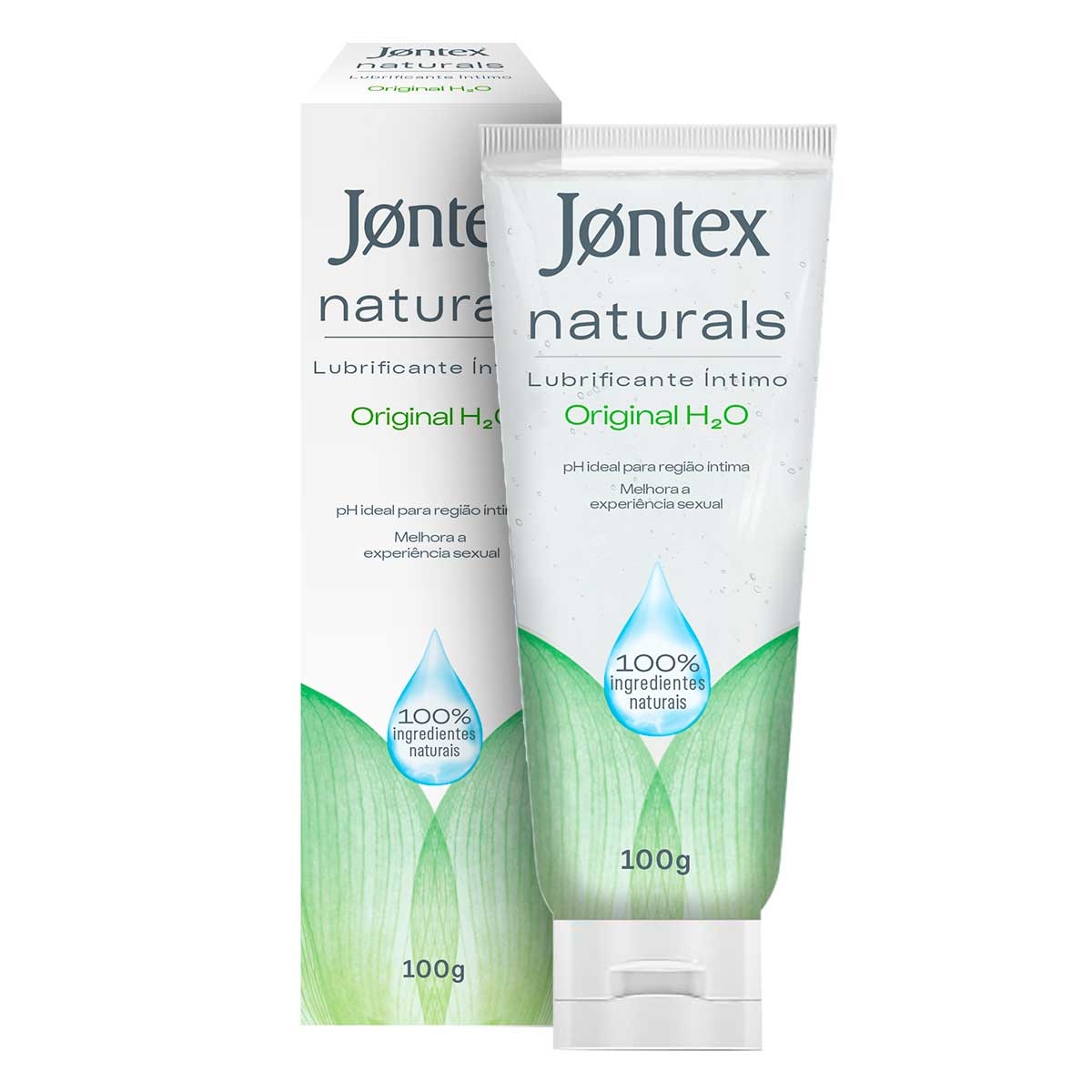 Lubrificante Íntimo Naturals Jontex Original H2O com 100g 100g