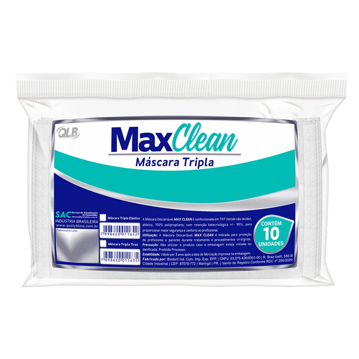 Máscara Descartável MaxClean Branca com 10 Unidades Menor preço em Máscara Descartável MaxClean Branca com 10 Unidades