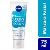 Máscara Facial Hidratante Nivea Urban Detox Mask com 75ml