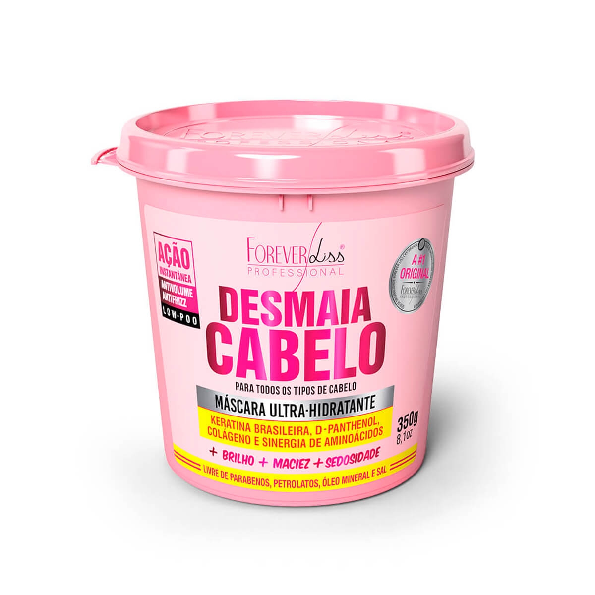 Máscara Capilar Ultra Hidratante Forever Liss Desmaia Cabelo com 350g Menor preço em Máscara Capilar Ultra Hidratante Forever Liss Desmaia Cabelo com 350g