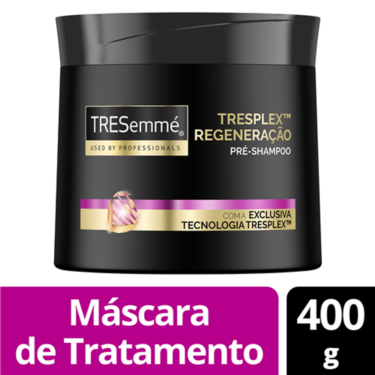 Máscara de Tratamento Capilar Pré-Shampoo Tresemmé Tresplex Regeneração com 400g Menor preço em Máscara de Tratamento Capilar Pré-Shampoo Tresemmé Tresplex Regeneração com 400g