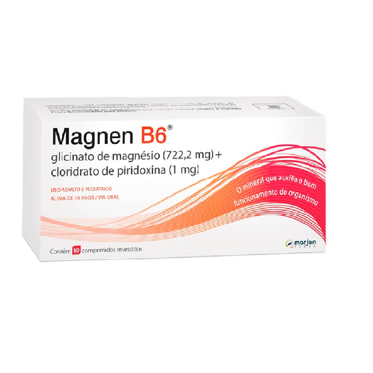 Magnen B6 Suplemento Vitamínico com 60 comprimidos Menor preço em Magnen B6 Suplemento Vitamínico com 60 comprimidos