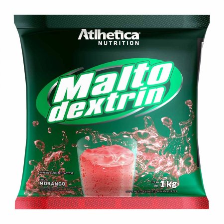 Maltodextrin Atlhetica Nutrition Morango com 1kg