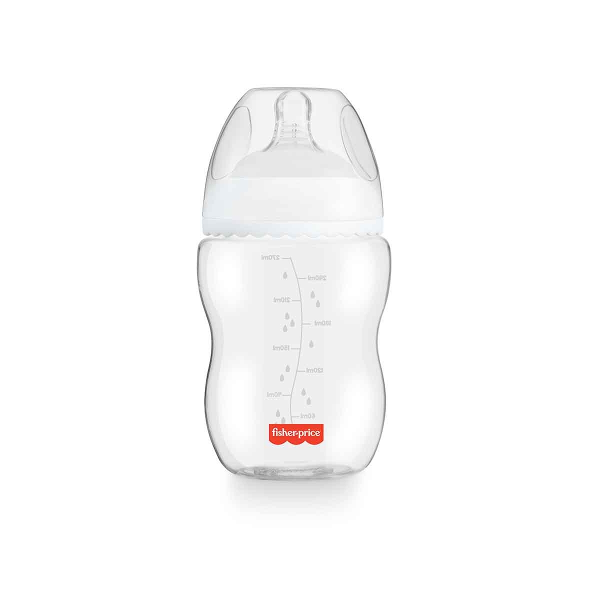 Mamadeira Fisher-Price First Moments Clássica Neutra 270ml - 1 Unidade 270ml