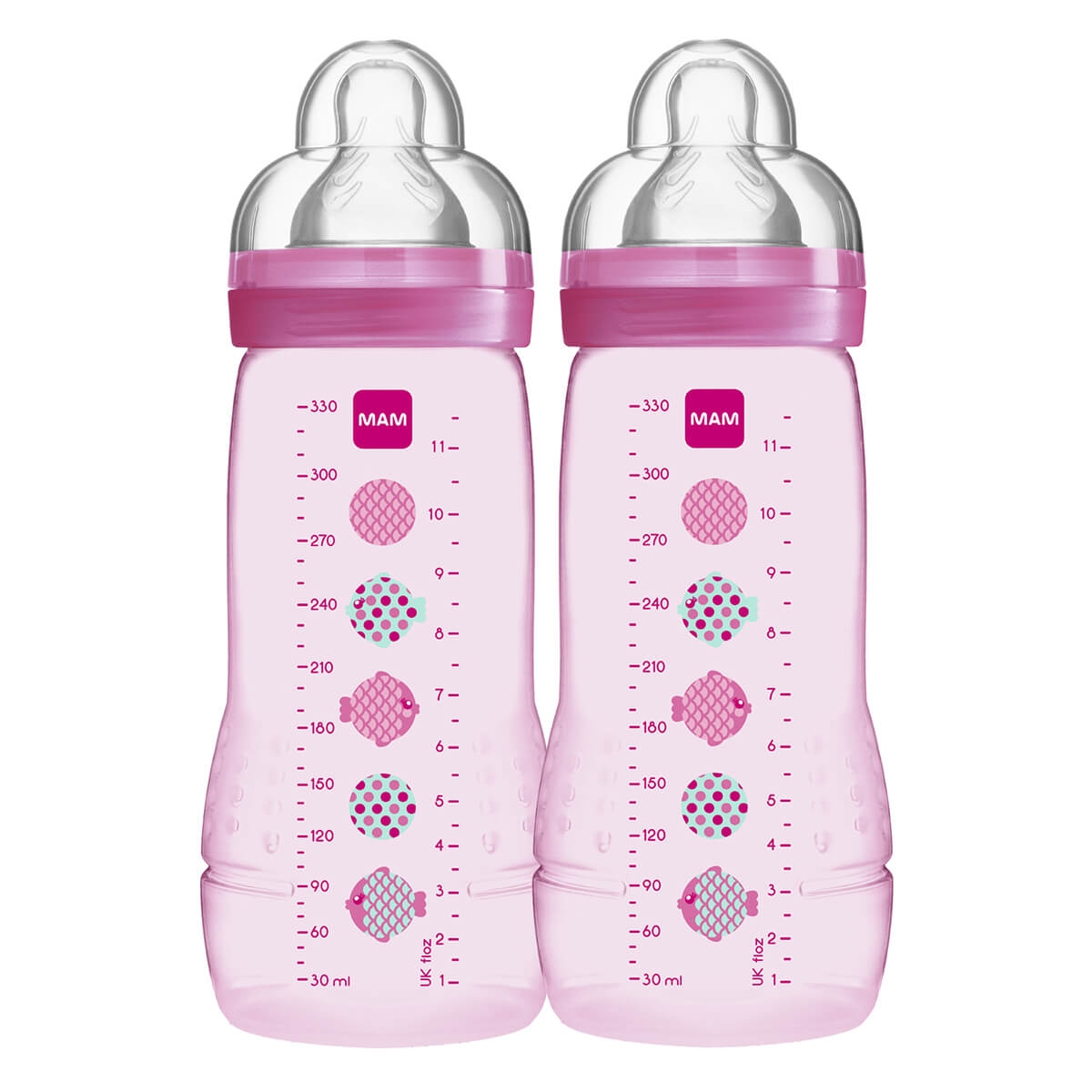 Mamadeira MAM Easy Active Rosa 4 meses+ com 2 unidades Menor preço em Mamadeira MAM Easy Active Rosa 4 meses+ com 2 unidades