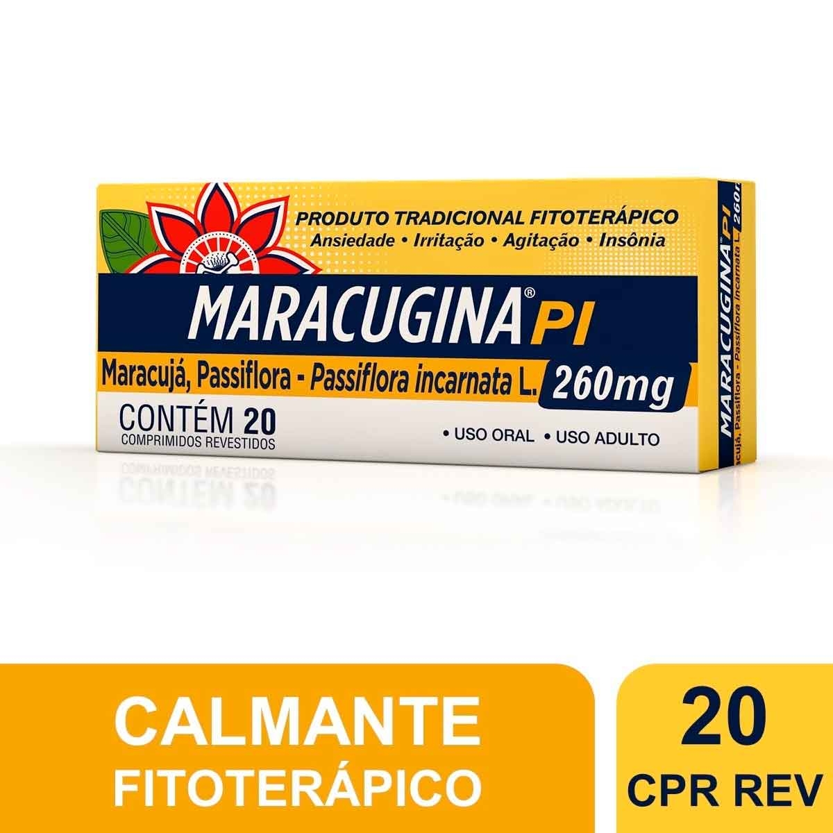 Maracugina PI 260mg com 20 comprimidos