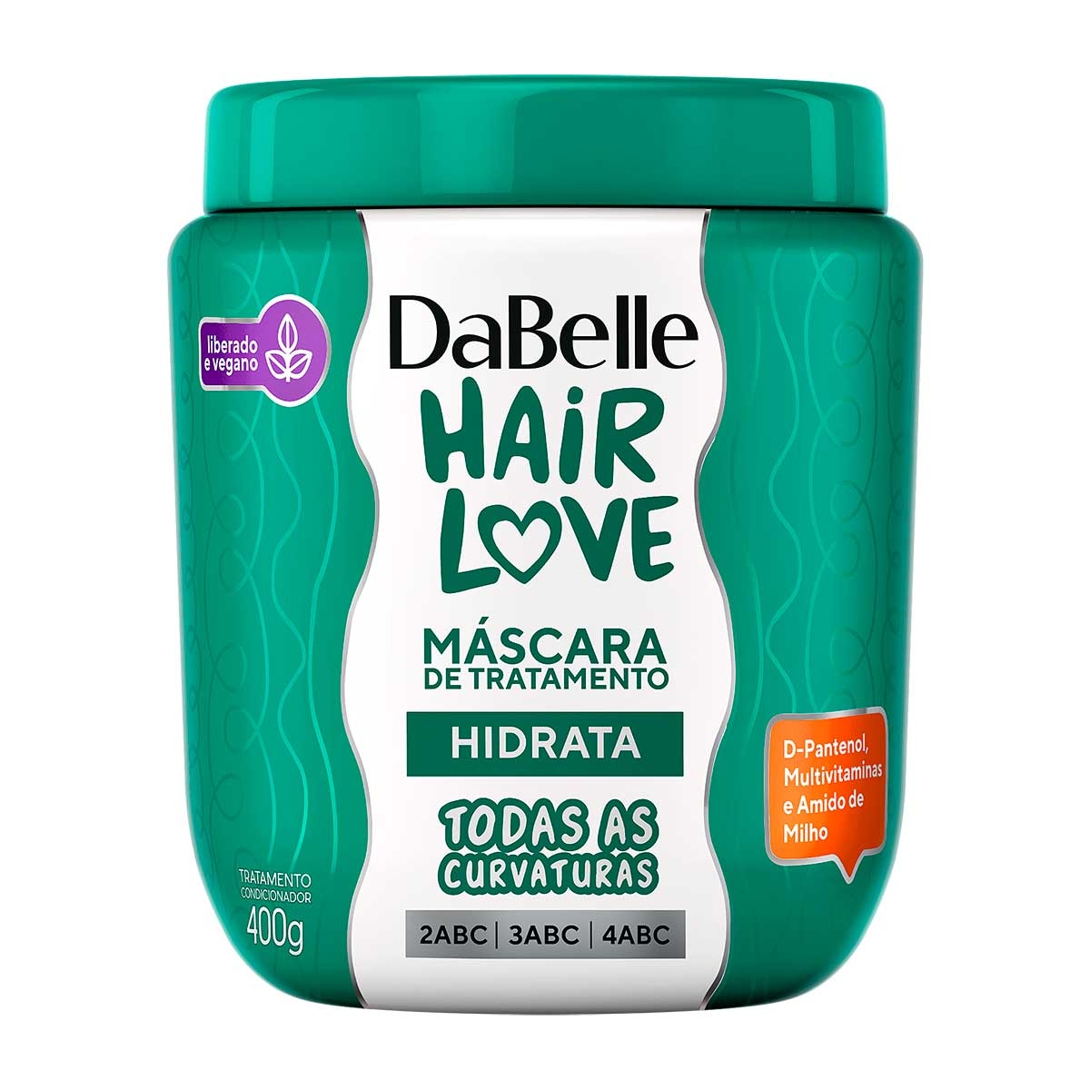 Máscara de Tratamento Dabelle Hair Love Hidrata com 400g 400g