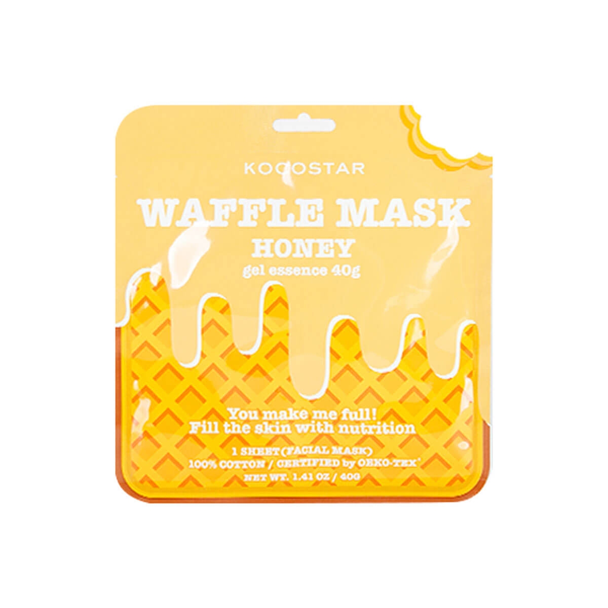 Máscara Facial Kocostar Waffler de Mel com 40g 40g