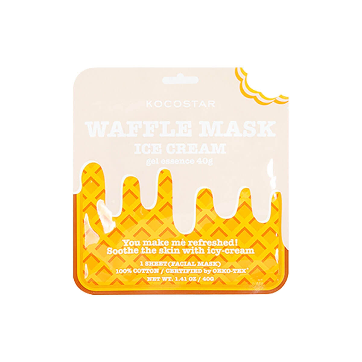 Máscara Facial Kocostar Waffler de Sorvete com 40g 40g