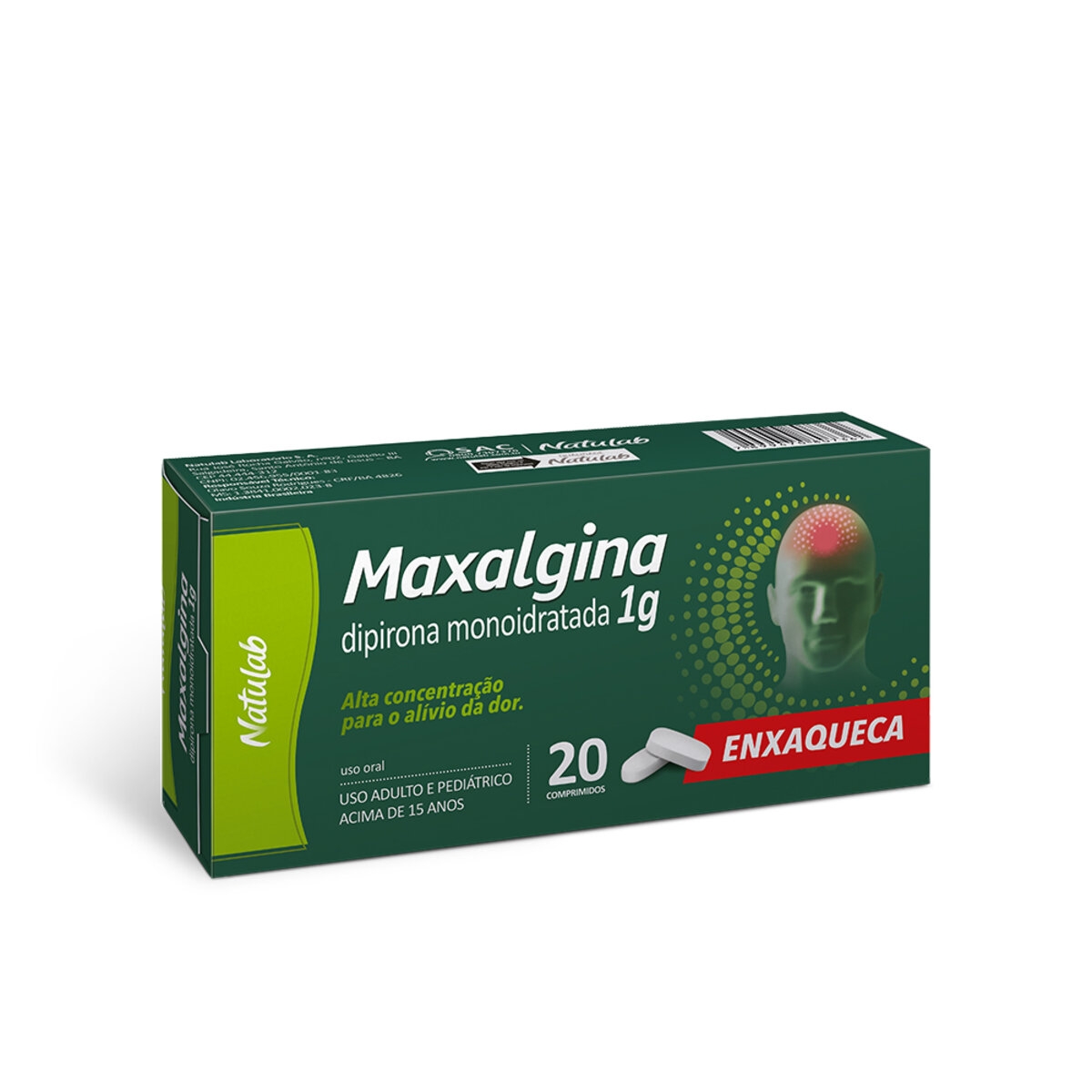 Maxalgina Dipirona 1g 20 Comprimidos: Preço e para que serve | Droga Raia